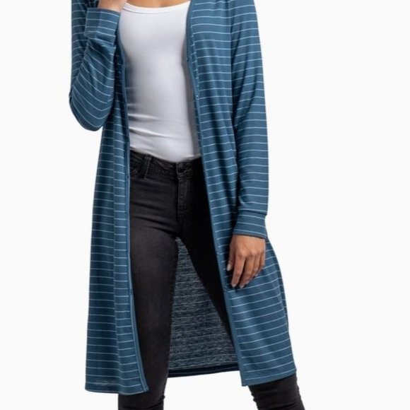 Coastal Cardigan BLUE - Picture 1 of 2
